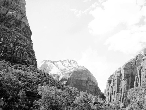 Fire on Castle Dome, taken from Zion Lodge.