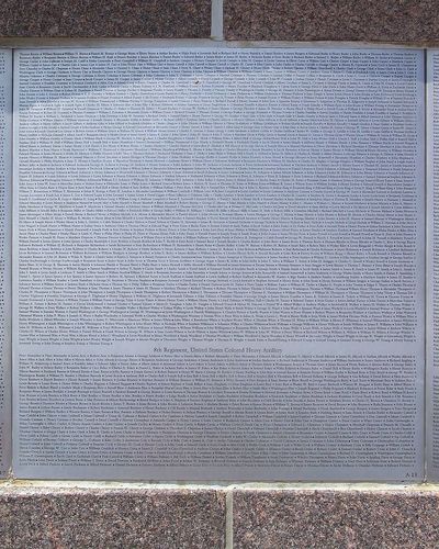 7th Regiment, United States Colored Troops Memorial Plaques at African American Civil War Memorial in May 2005