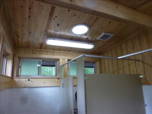 Rehab Oak Ridge C-loop Comfort Station in Prince William Forest Park in June 2015