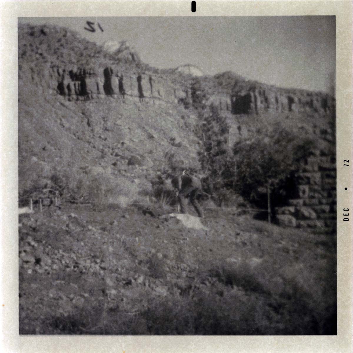 Fence construction at the South Entrance.