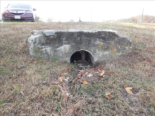 2015 CA of Parking Lot at Cold Harbor Visitor Center in November 2014