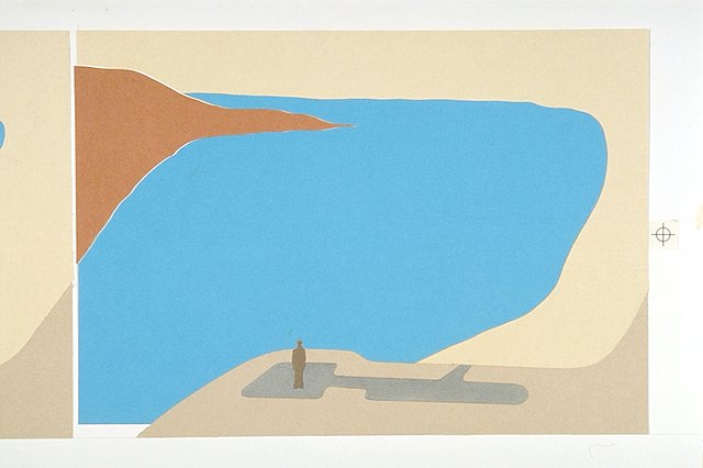 Meltwater from a retreating glacier.