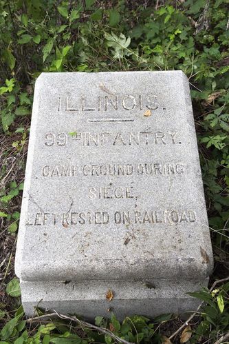99th Illinois Infantry Position Marker