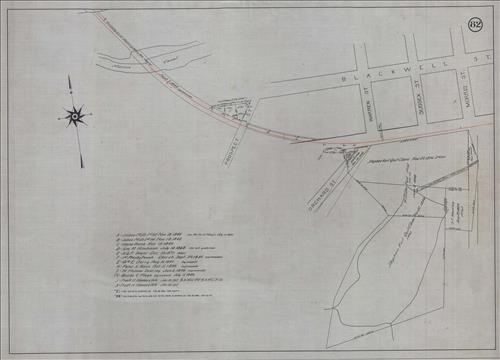 52433.LK--Property Map--Morris and Essex Railroad--Mount Tabor to Dover, NJ