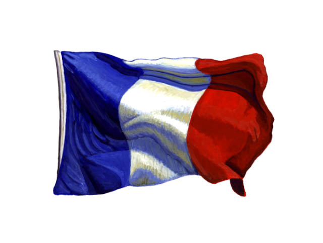 Napoleonic French flag, c1800-1803. This flag represents the country that controlled the Arkansas region as dated.