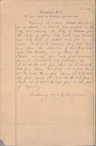 51141.PB--Property Description--Jersey City and Hoboken, NJ