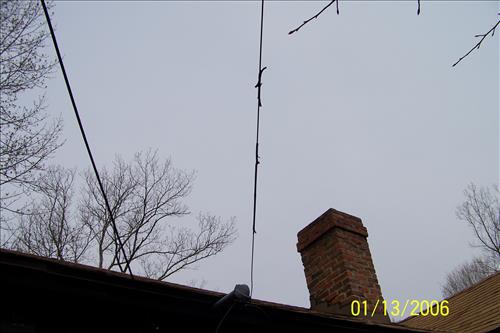 Cabin Camp 2 Overhead Electical Wire Replacement, Prince William Forest Park, April 2009