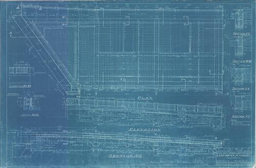 20439.BL-(GROUP 1) Elmira, NY--East Water Street Viaduct [1928]