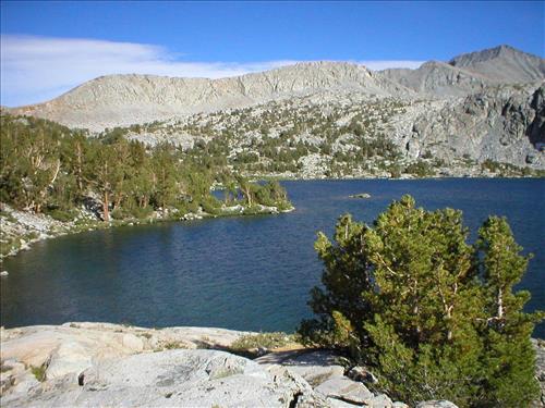 Woods Lake and Basin in Aug. 2003, Sequoia and Kings Canyon National Park