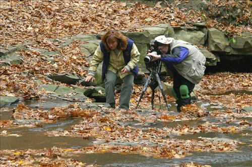 Cuyahoga Valley Photographic Society (CVPS) photographers in the field