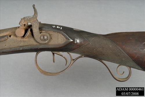 American Double-Barreled Shotgun from the Adams National Historical Park Collection