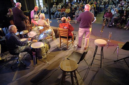 Musicians at the Peninsula Jazz Festival in Cuyahoga Valley National Park
