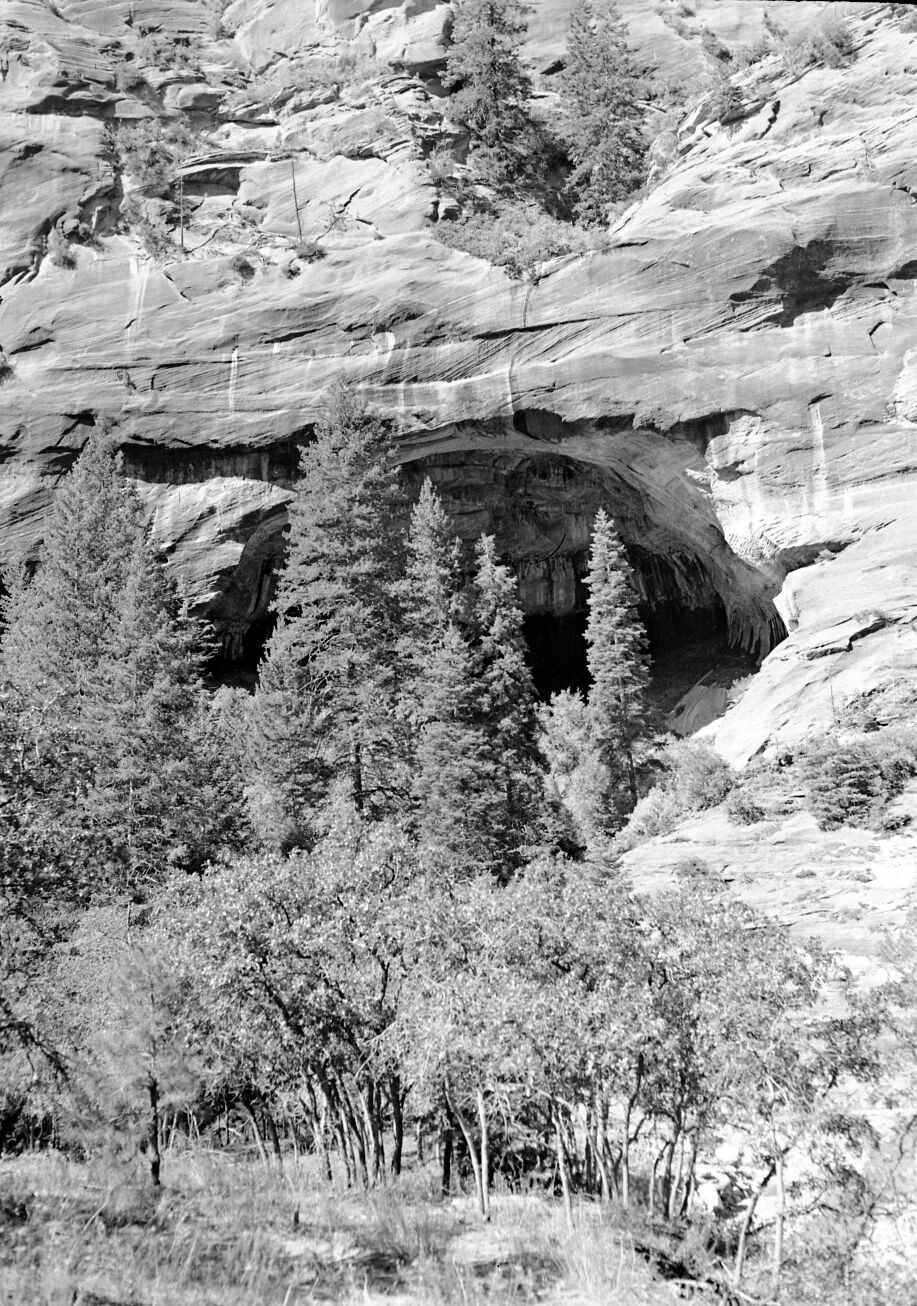 Big Cave in La Verkin Creek canyon.