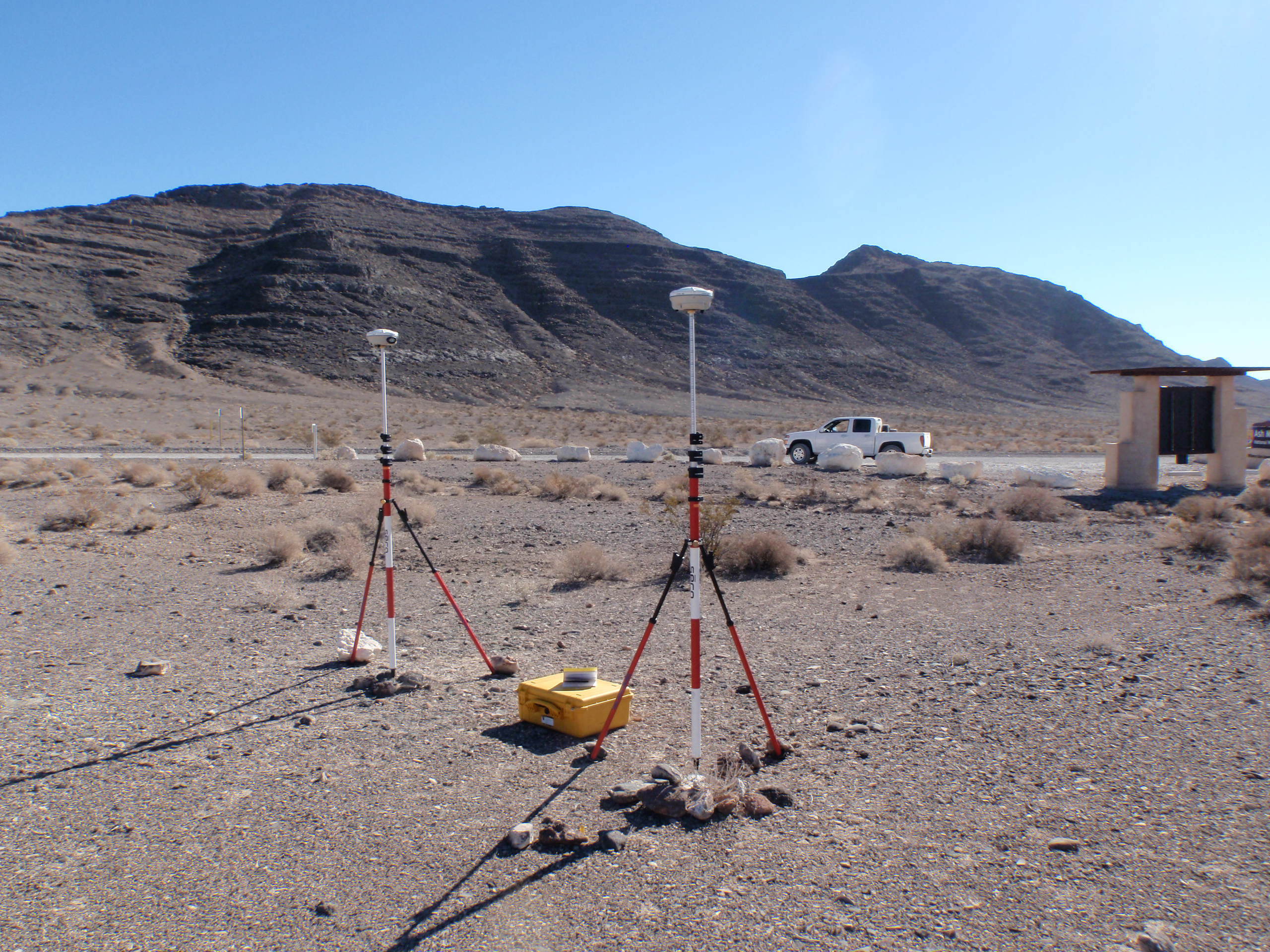 Devil's Hole survey monument