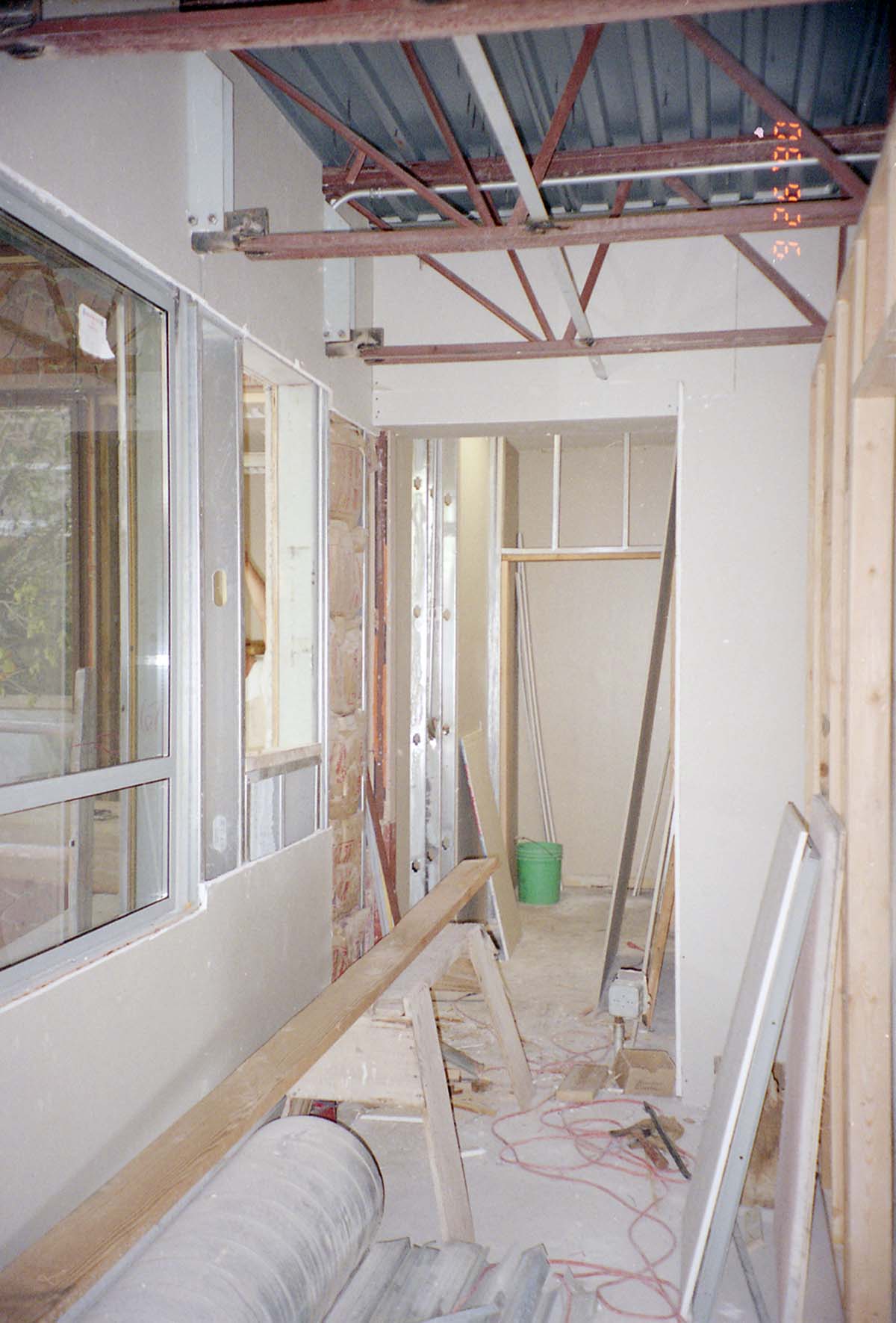 Construction of headquarters addition.