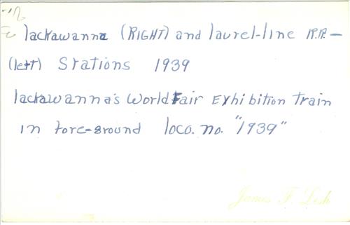 Scranton, PA--DL&W Passenger Station and Laurel Line Station--