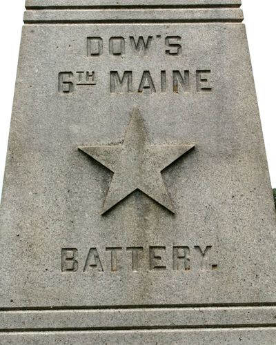 6th Maine Battery Monument