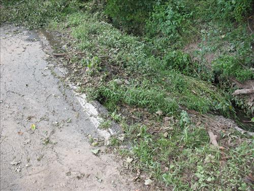 Hurricane Irene Damage to the Eshback Barn Road in August 2011