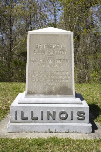 Battery L, 2nd Illinois Light Artillery Monument