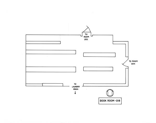 Interpretive Period 1967, just before Sandburg's death. Illustration depicts the book room.