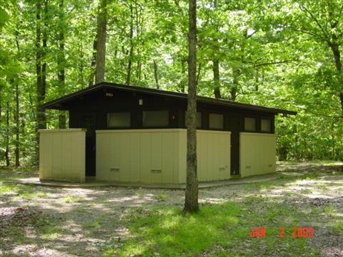 Rehabilitate comfort station in Oak Ridge comfort station in Prince William Forest Park 2009.