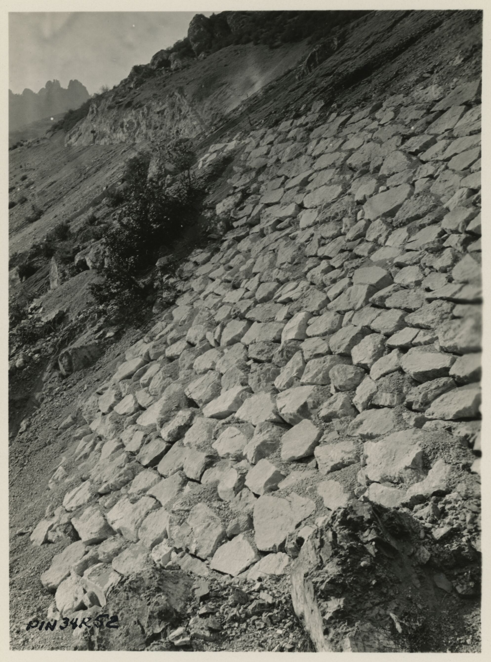 Rip-Rap at Bear Gulch Entrance Road