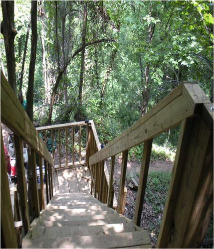 CHCH - YCC on Mt. Beautiful Trail adding 2 sets of sets with 2 landings