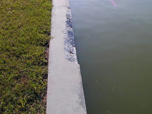 Marina bulkheads at Everglades National Park, Flamingo District in December 2006