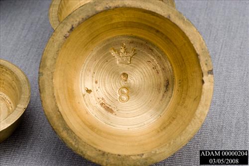 Russian Nesting Set of Brass Weights from the Adams National Historical Park Collection