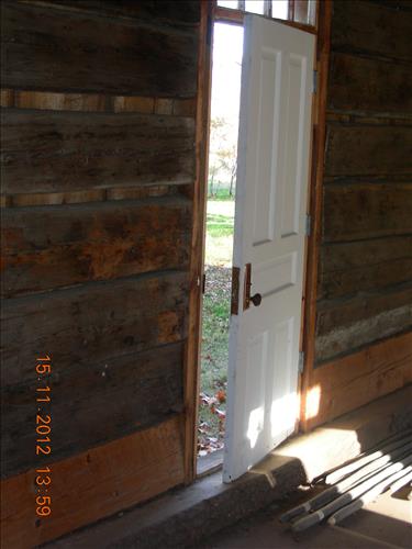 Old Roof, and Warped Door Indian Agents Cabin Nez Perce National Historical Park