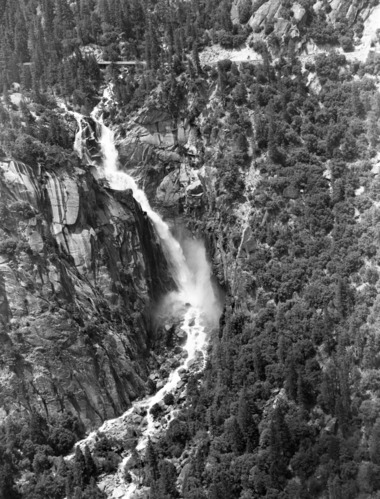 Cascade Falls from below Turtleback Dome pullout