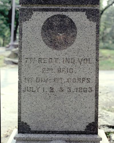 7th Indiana Infantry Monument