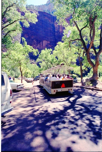 Color Photos of the parks 72nd anniversary celebrations- cake cutting, barbecue, speakers.