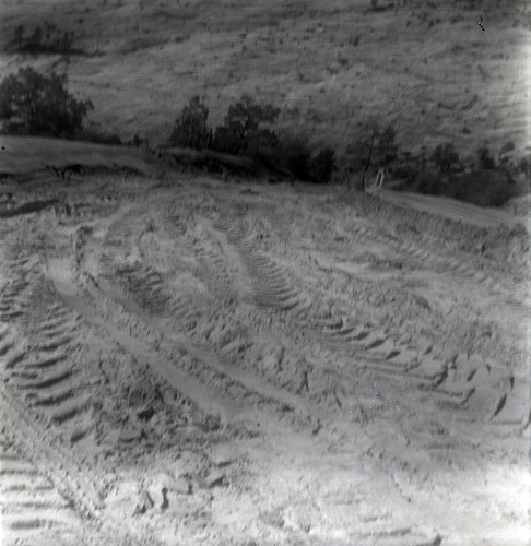East side road repair and turn out construction.