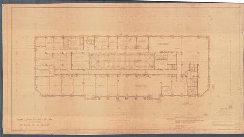 59036.BG--Scranton Station and Railway Express Building [Group 1]