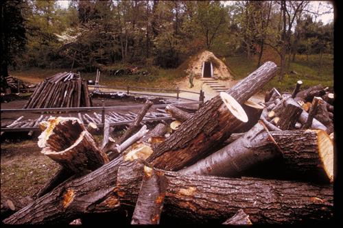 Structures and Views at Hopewell Furnace National Historic Site, Pennsylvania