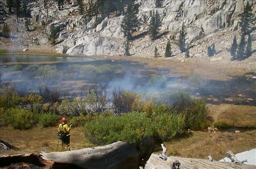 Rock Creek wildfire, Sequoia and Kings Canyon National Parks, September 2002