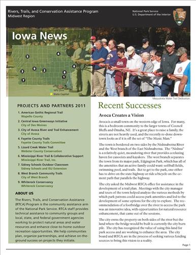 RTCA 2011 Iowa News