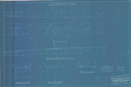20454.BL-Painted Post, NY--Crossing Elimination of Painted Post-Campbell State Highway no. 5211 [1930]