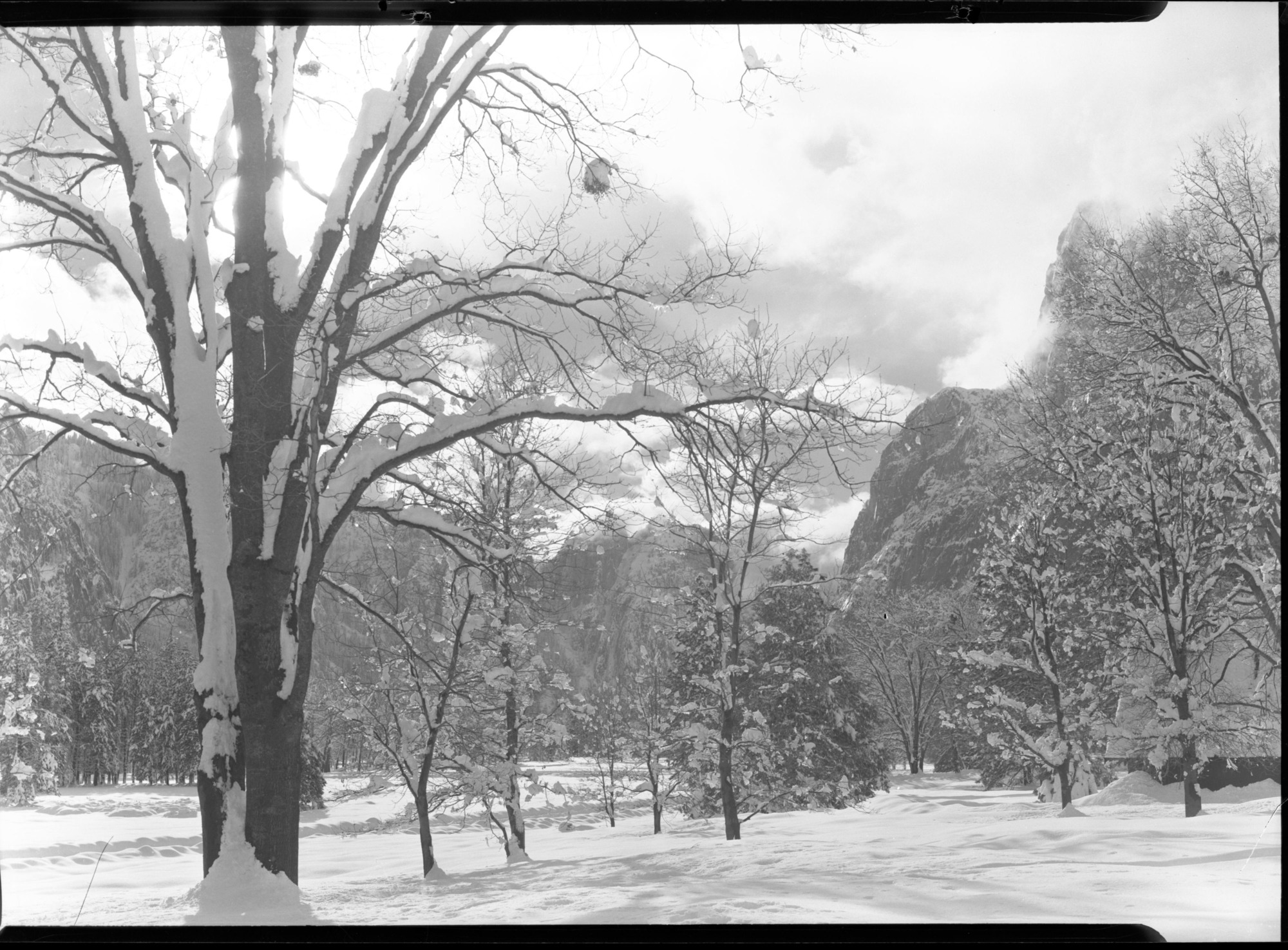 West from Government Center on winter day. Job No. 101.