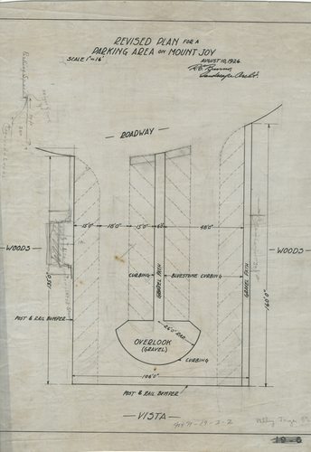 Revised Plan for a Parking Area on Mt Joy