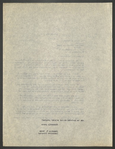 National Council of Negro Women, Correspondence