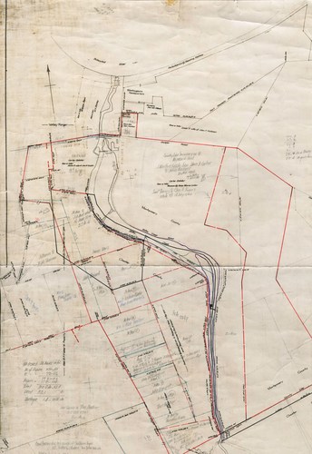 Map of Carter Estate 1905
