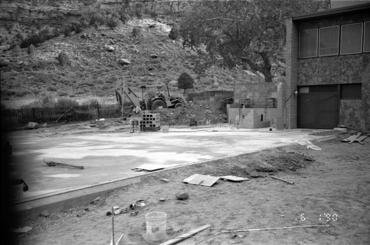 Construction of headquarters addition.