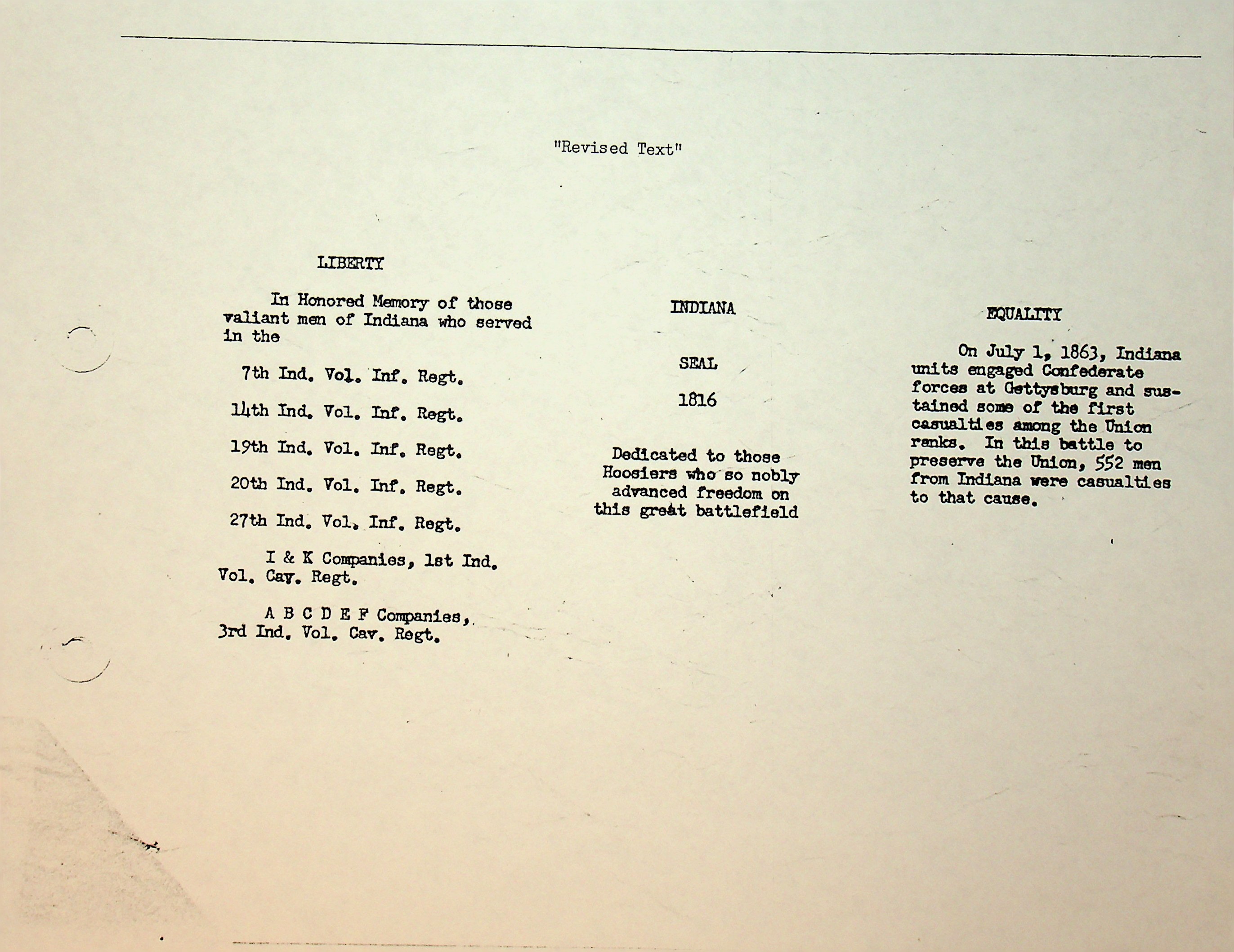 Typed Document