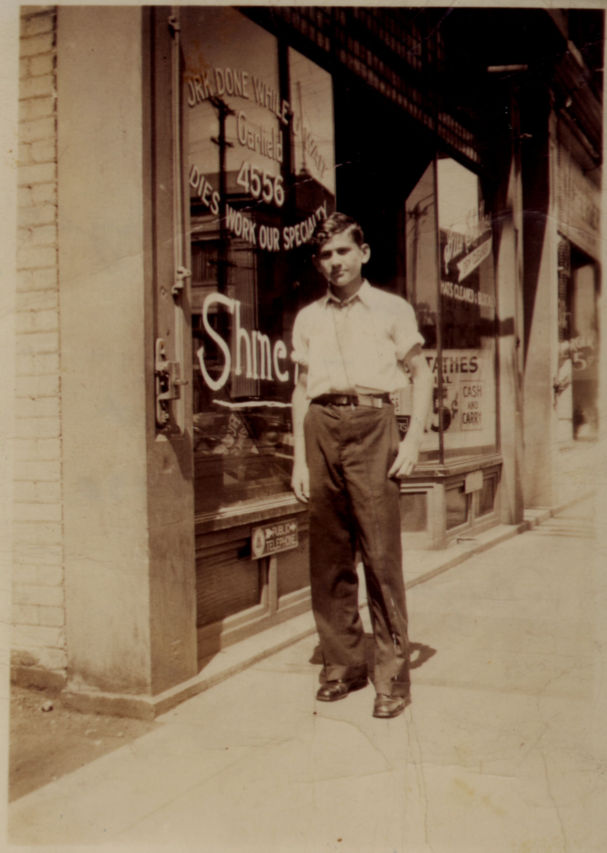 John Wohlslagel outside the Boyd Building 