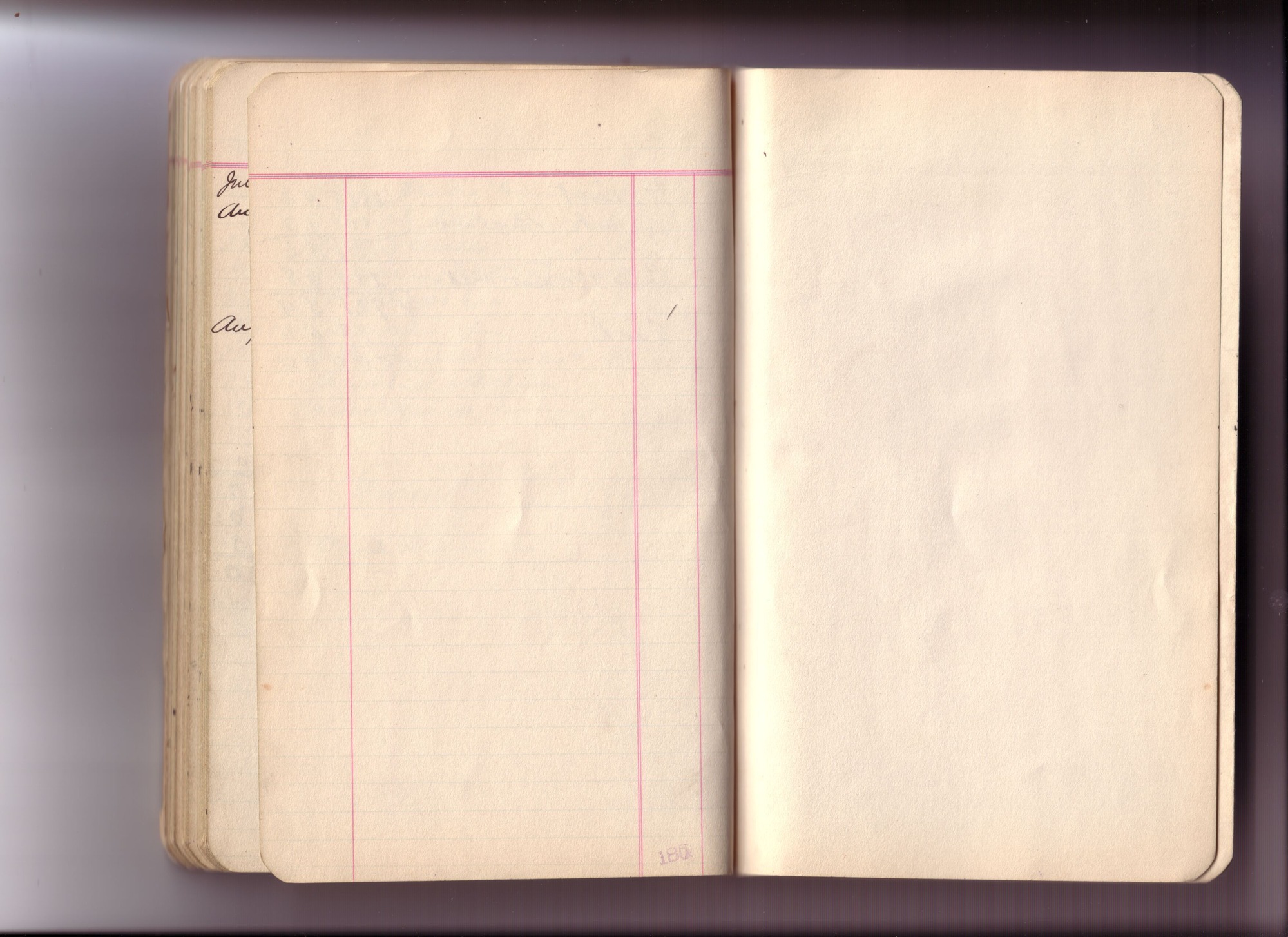 Thomas Edison's New York City Recording Studio Cash Book 07 (of 21), Image 48 (of 50).