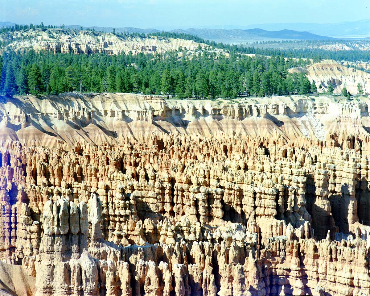 Color Panoramic views of Bryce Canyon.
