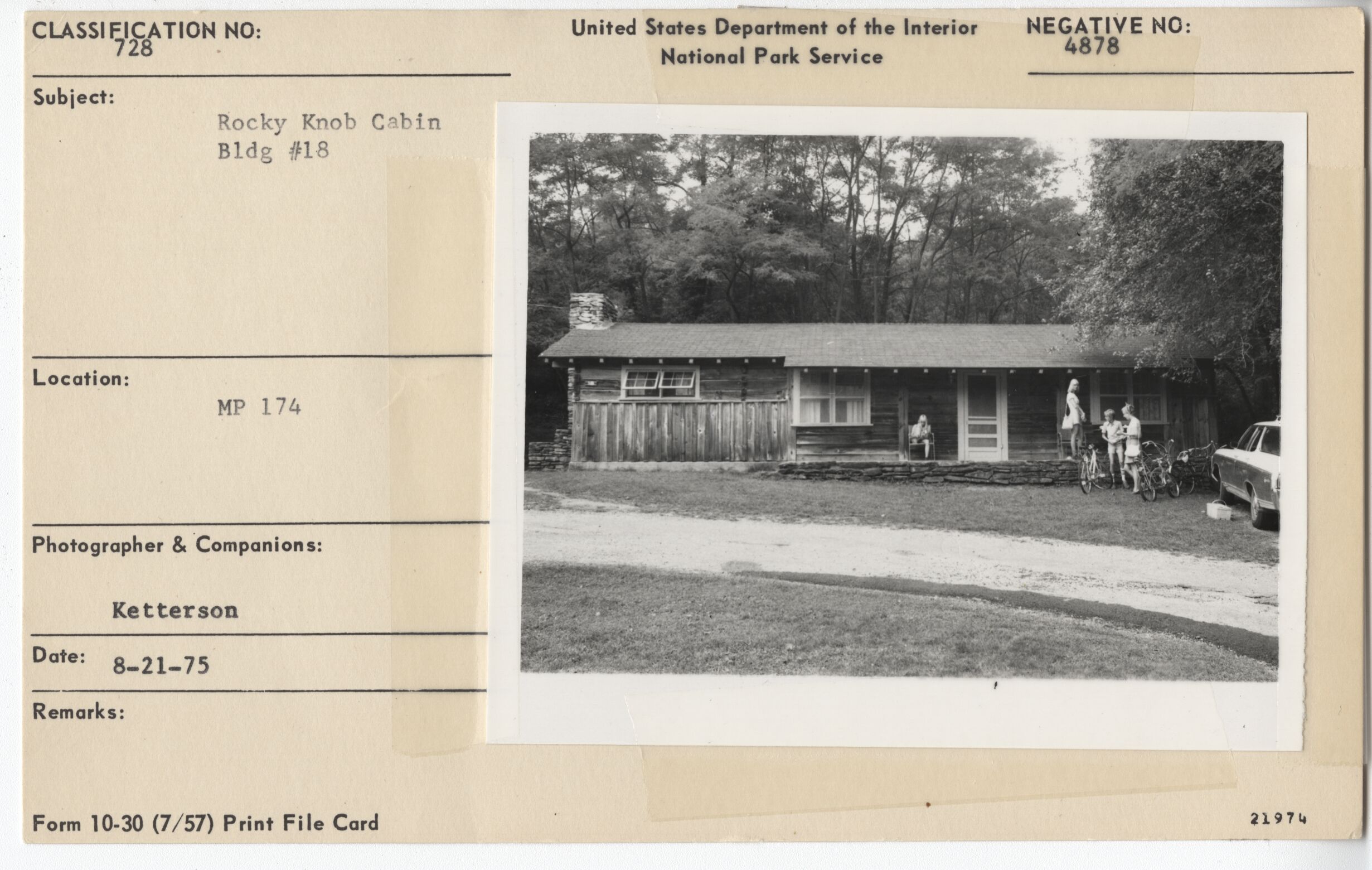 Rocky Knob Cabin, Bldg. #18