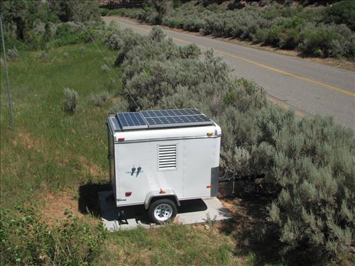 Bighorn Canyon ARRA project 2010, Passive solar room 1